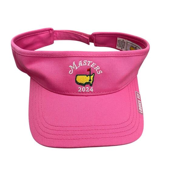 The Masters 2024 Womens Pink Ladies Fit Golf Visor NWOT - Picture 1 of 6